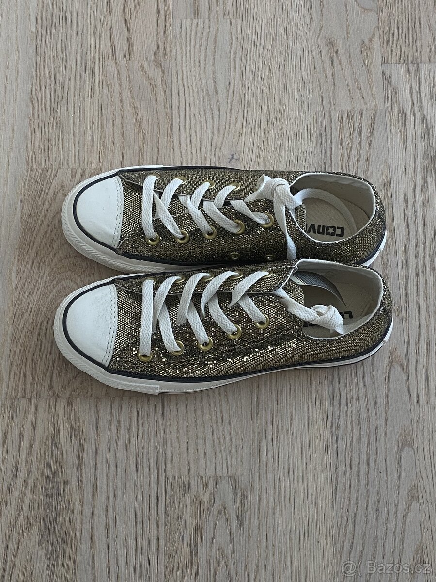 Converse zlaté, vel. 36,5 - 2