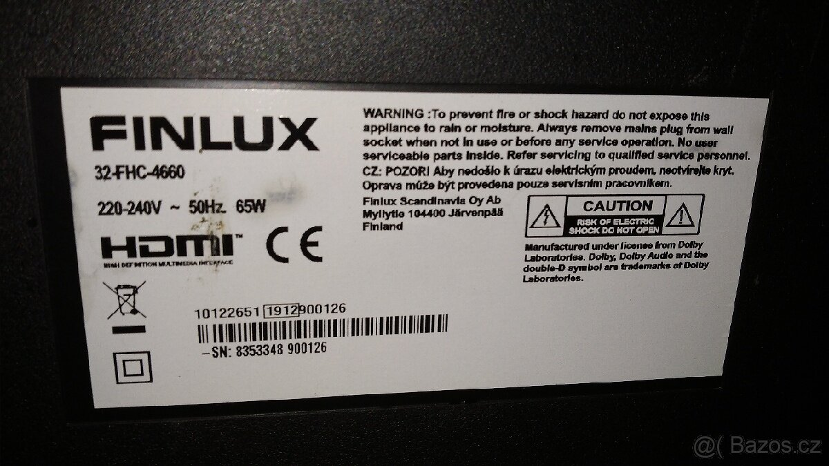 Finlux 32-FHC-4660 JVC LT-55VU63L Thomson 19HW4323 - 2
