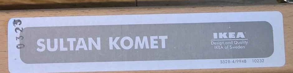 lamelové rošty Ikea sultan komet - 2