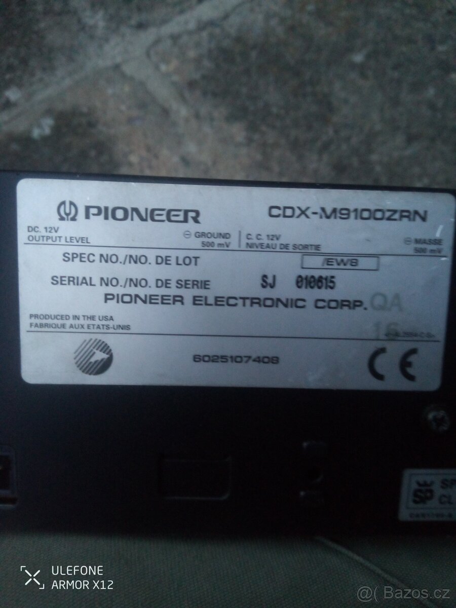 Renault Espace 3 CD měnič Pioneer - 2