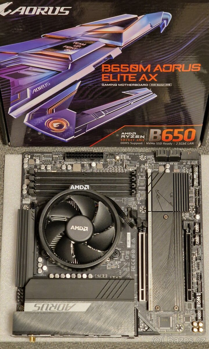 GIGABYTE B650M AORUS ELITE AX - AMD Ryzen 5 7600 - 2