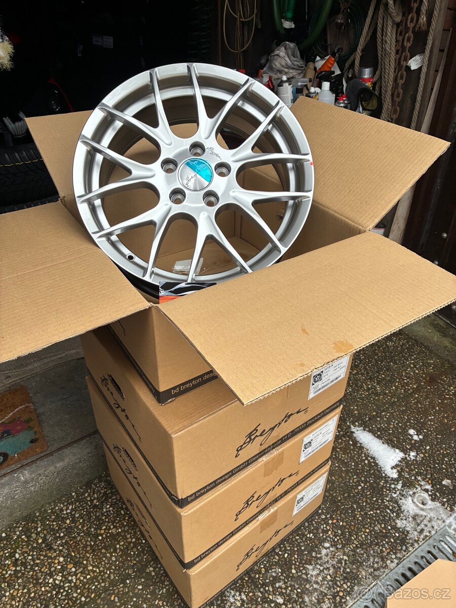 BREYTON original GTS-R Hyper silver 7x17 5x112 - 2