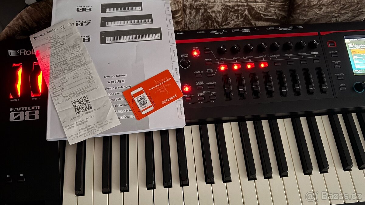 Roland Fantom 08 TOP stav - 2