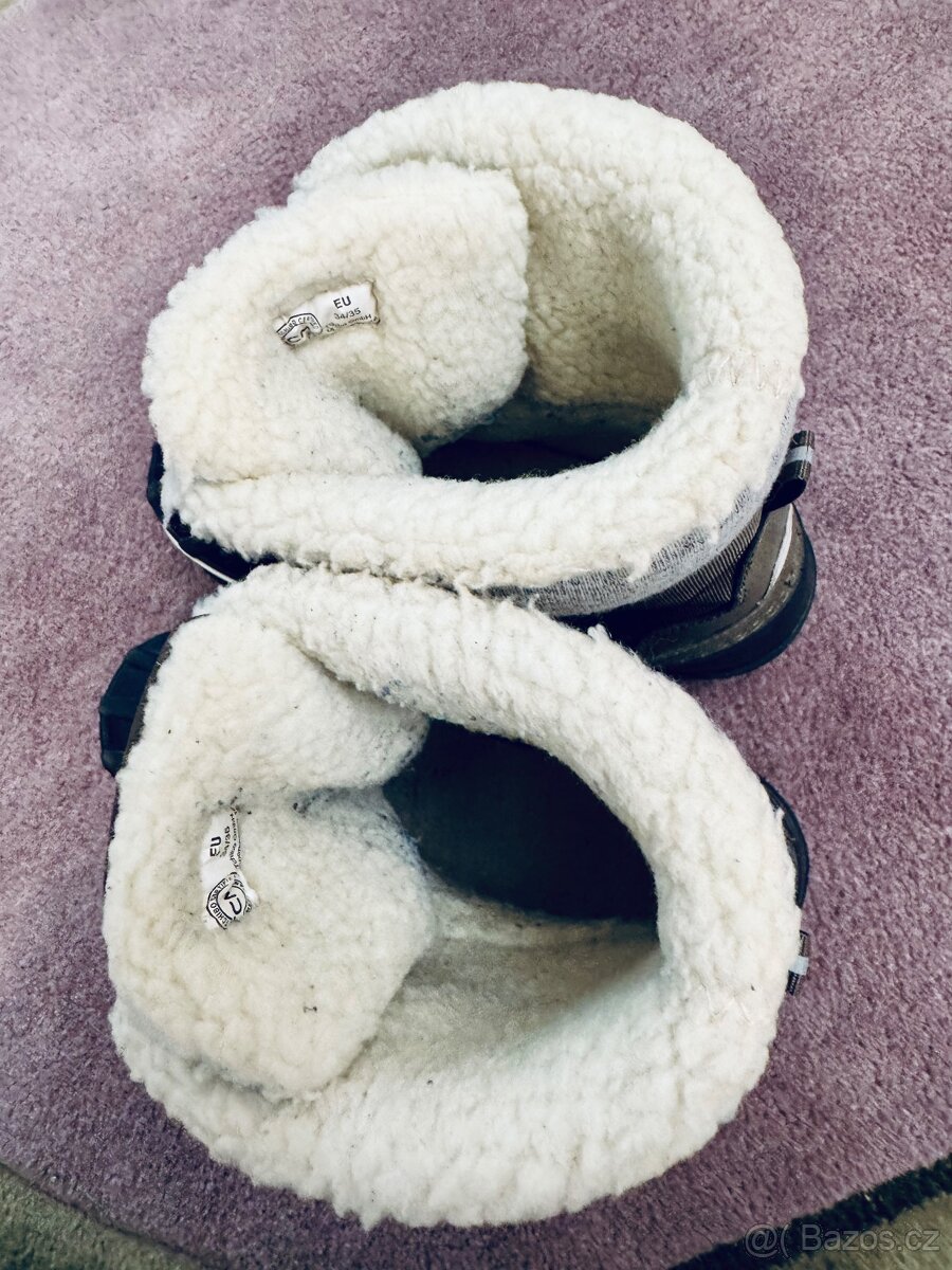 Chlapecké sněhule zimní boty zn. Tchibo vel. 34 / 35 - 2