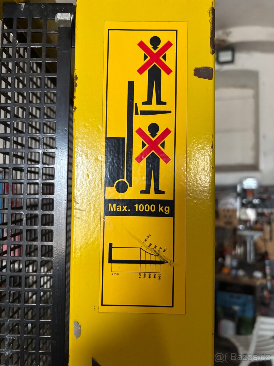 Ruční paletový hydraulický vysokozdvižný vozík - 2