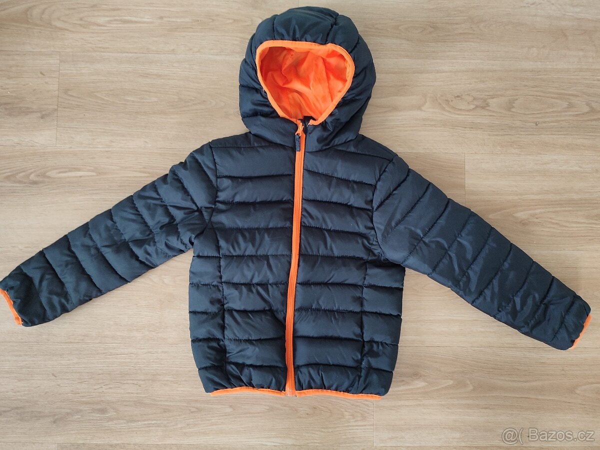 Chlapec.podzim.bundy 2ks-modrá,černá,vel. 128,7-8let-TOP - 2