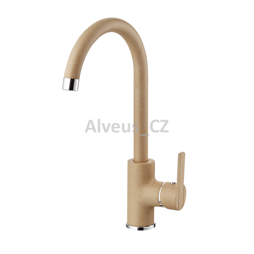 🌟 Alveus TONIA – dřezová baterie 34 cm | Béžová/ černá - 2