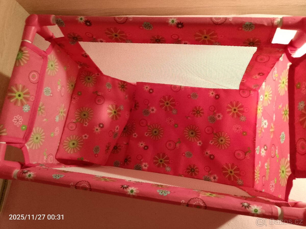 Přenosná postýlka pro panenku - 2