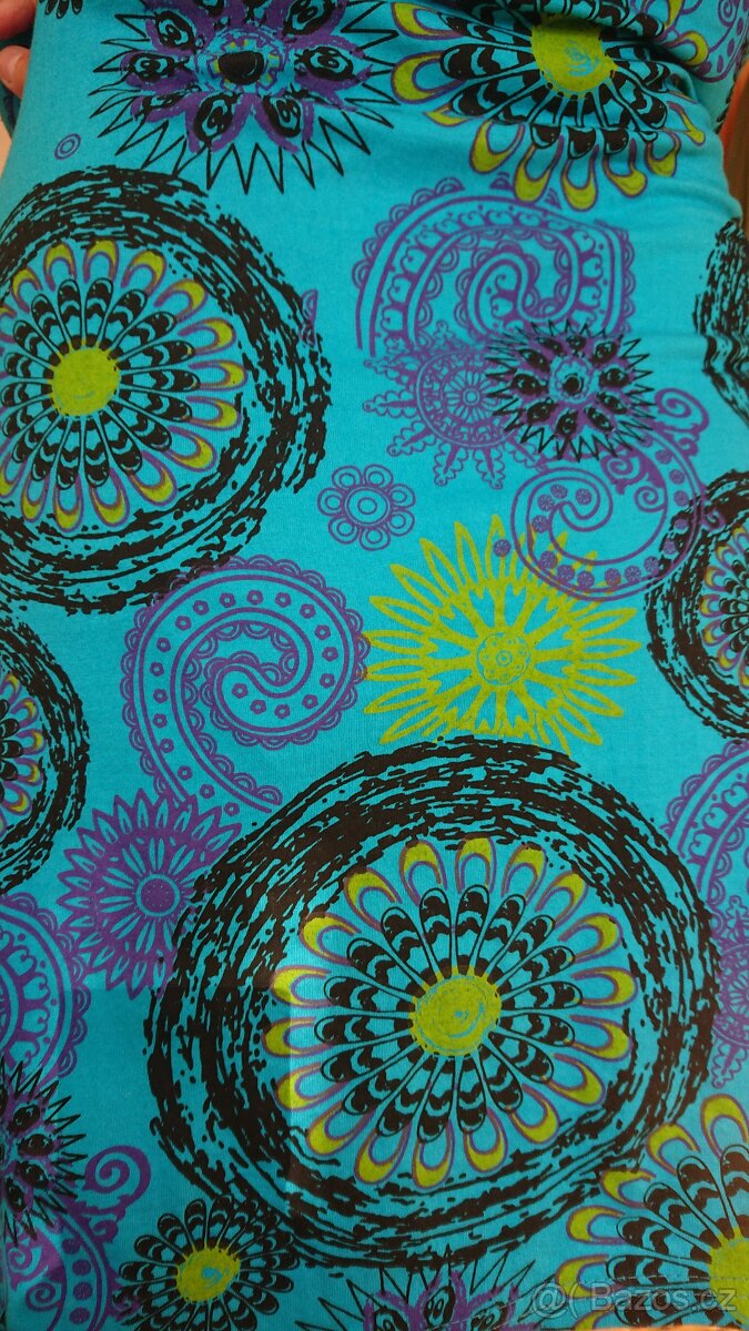 Šaty s dl.rukávem, bavlna, vel.M - 2