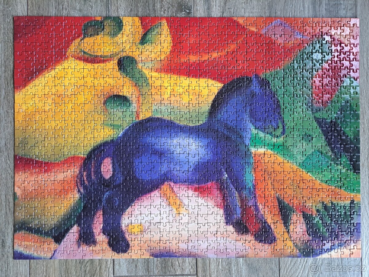 Puzzle 1000 Modrý koník - 2