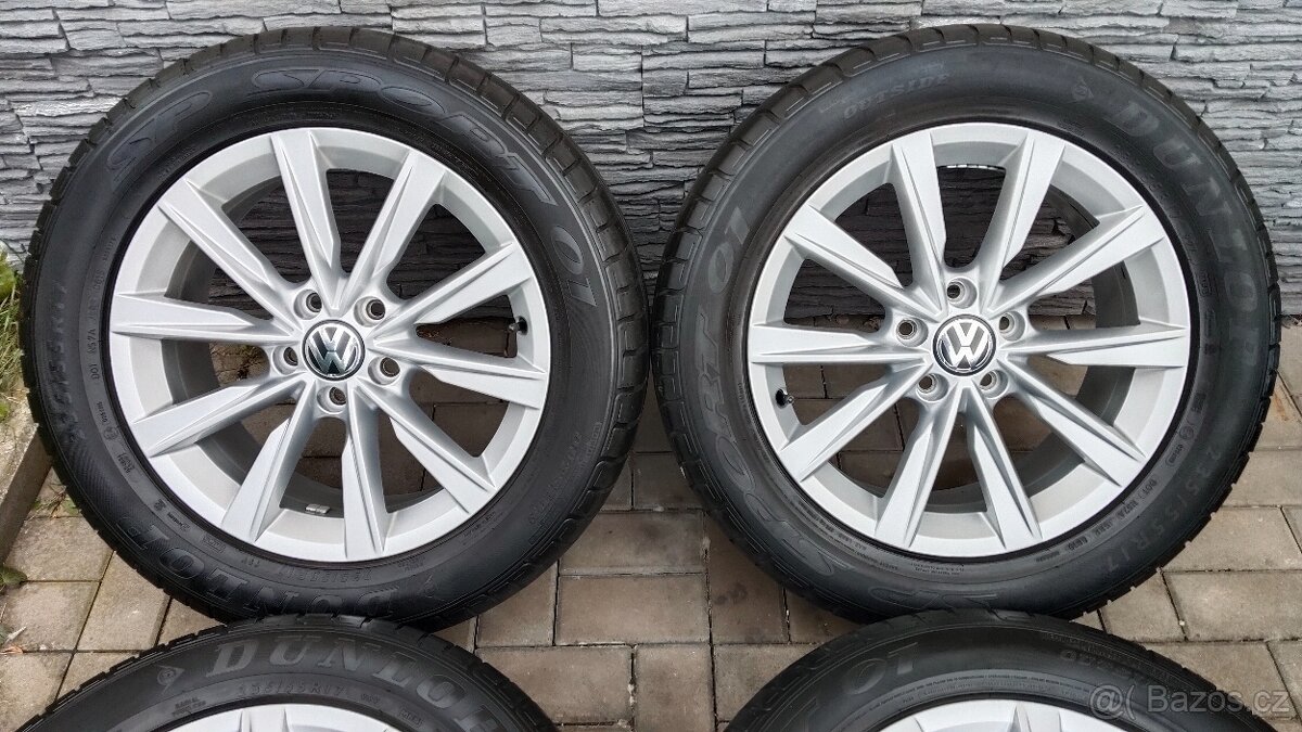 ALU SADA VOLKSWAGEN TIGUAN 17" + PNEU 235/55 R17 - 2