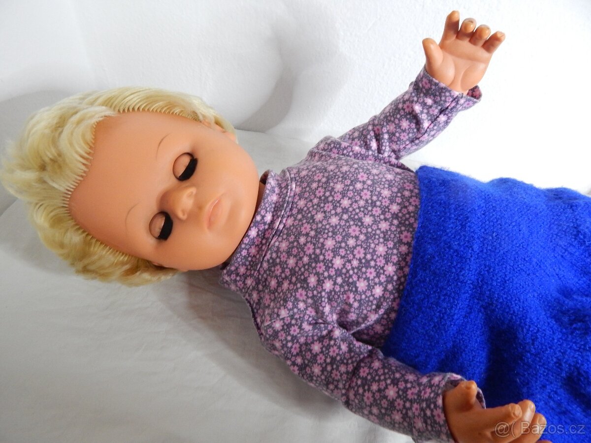 Retro panenka z ciziny - 62 cm - 2