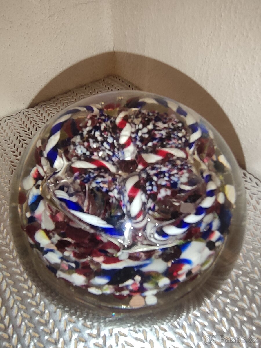 Staré broušené těžítko - 2