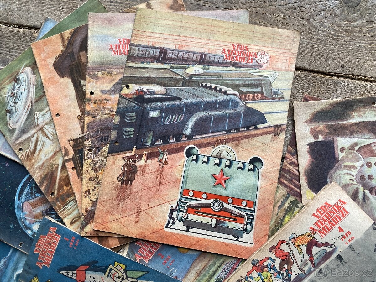 časopis starý časopis věda a technika mládeži 1956 - 2