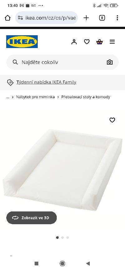 Přebalovací pult s podložkou - 2