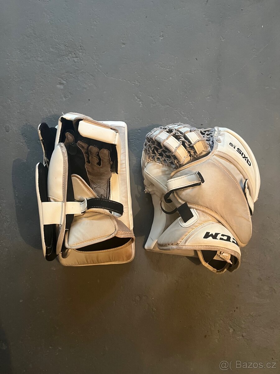 Set rukavic CCM AXIS 1.9 SR bílá - 2