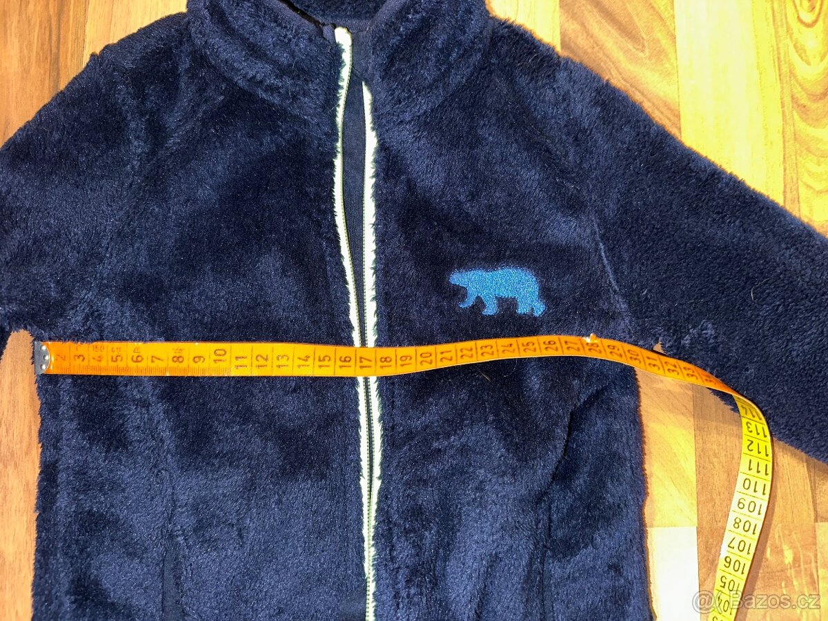Plyšová mikina vel. 98-104 - 2