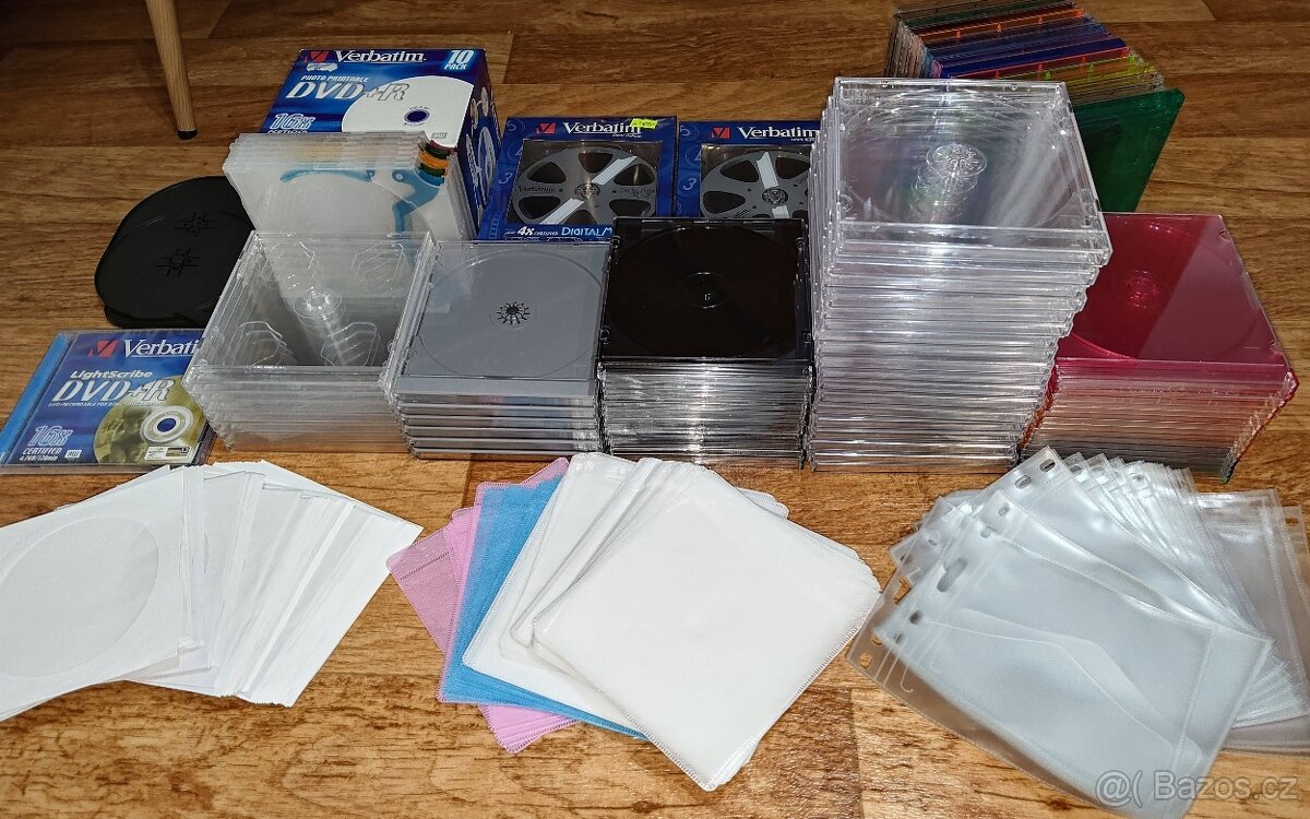 CD & DVD obaly a nosiče - NOVÉ - 2