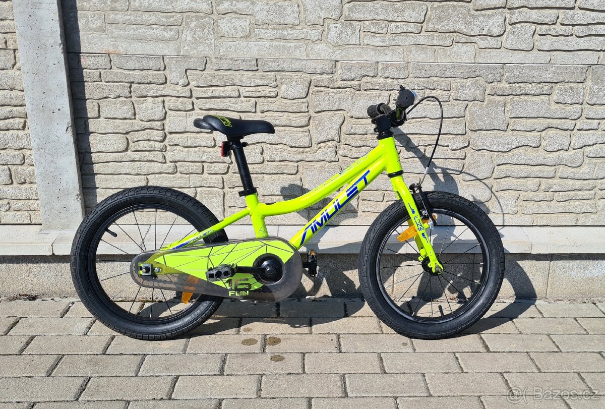 Dětské kolo Amulet FUN 16" zelená fluo - 2