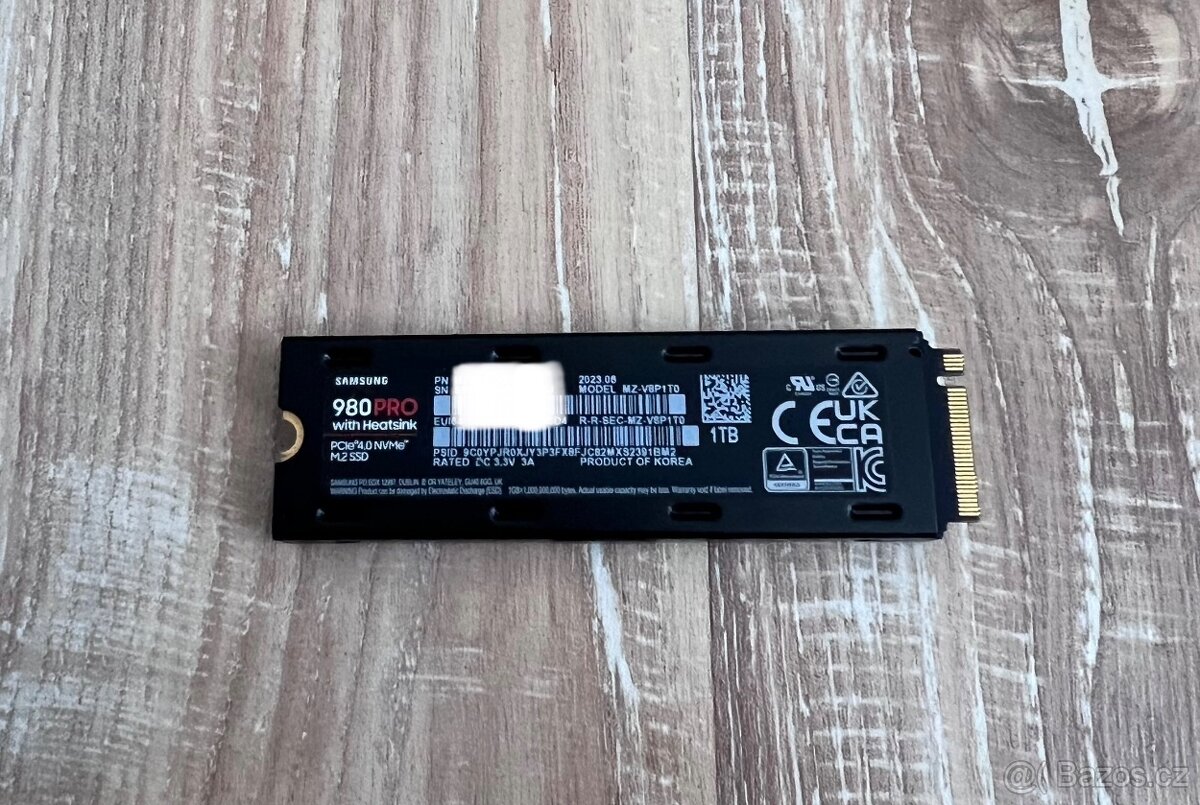 Samsung 980 PRO 1TB Heatsink pro PS5 a PC notebook - 2
