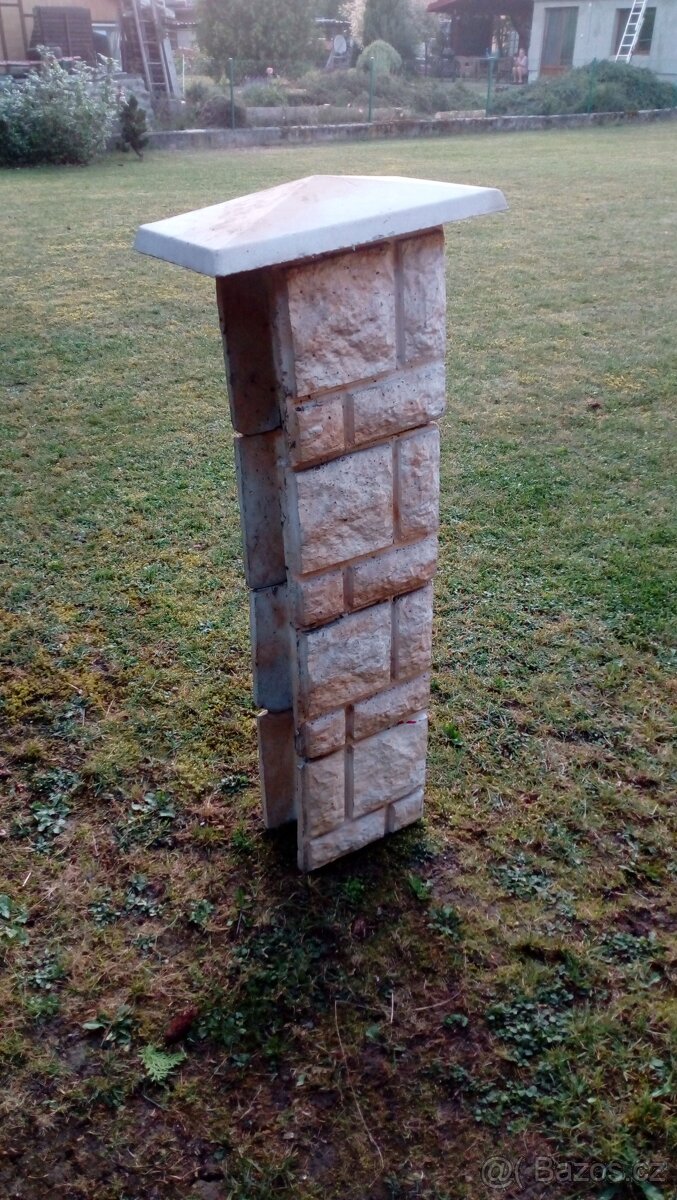 Plotový sloupek - umělý kámen - 2