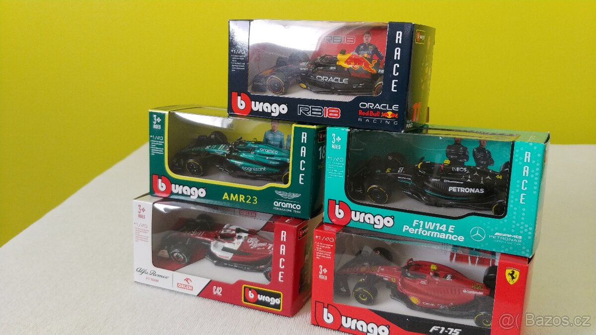 5x model F1 (bburago 1/43) - 2