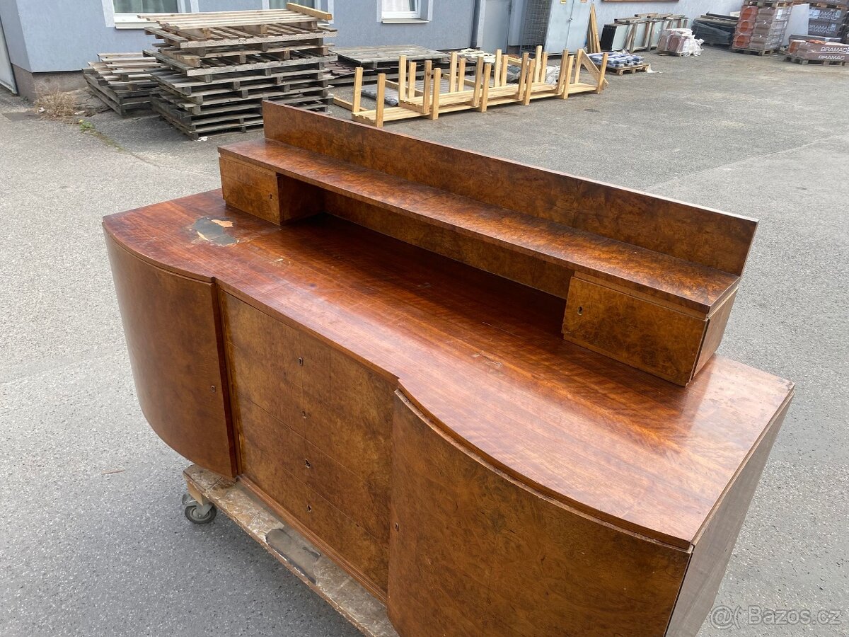Elegantní Art Deco bufet (30. léta) - 2