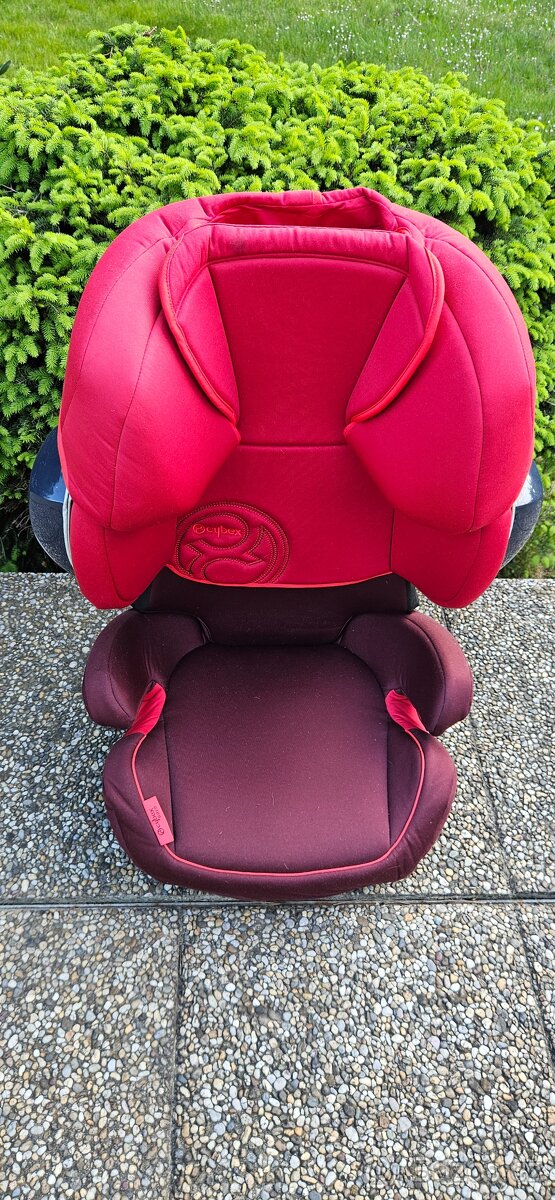 Dětská autosedačka CYBEX Solution X2-Fix – ISOFIX - červená - 2