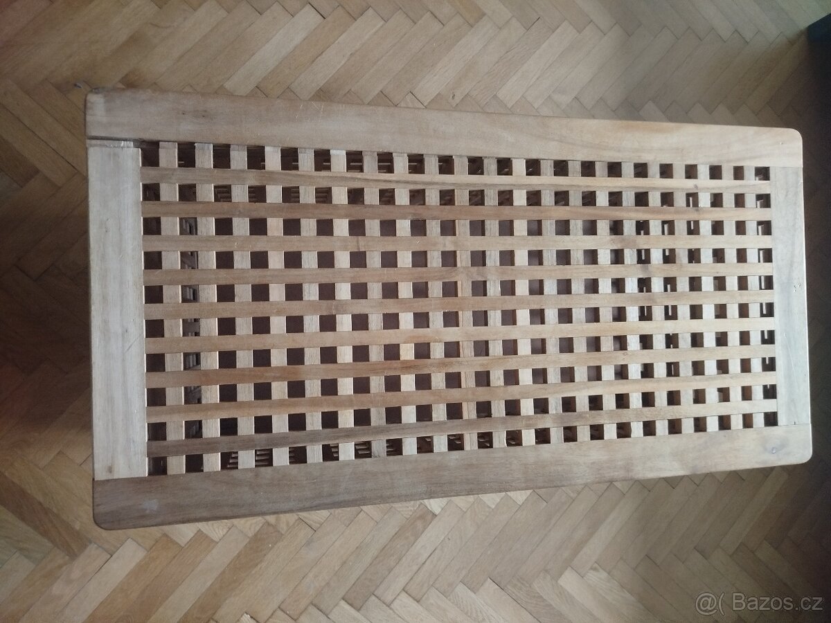 Dřevěná bedna IKEA s víkem - 2