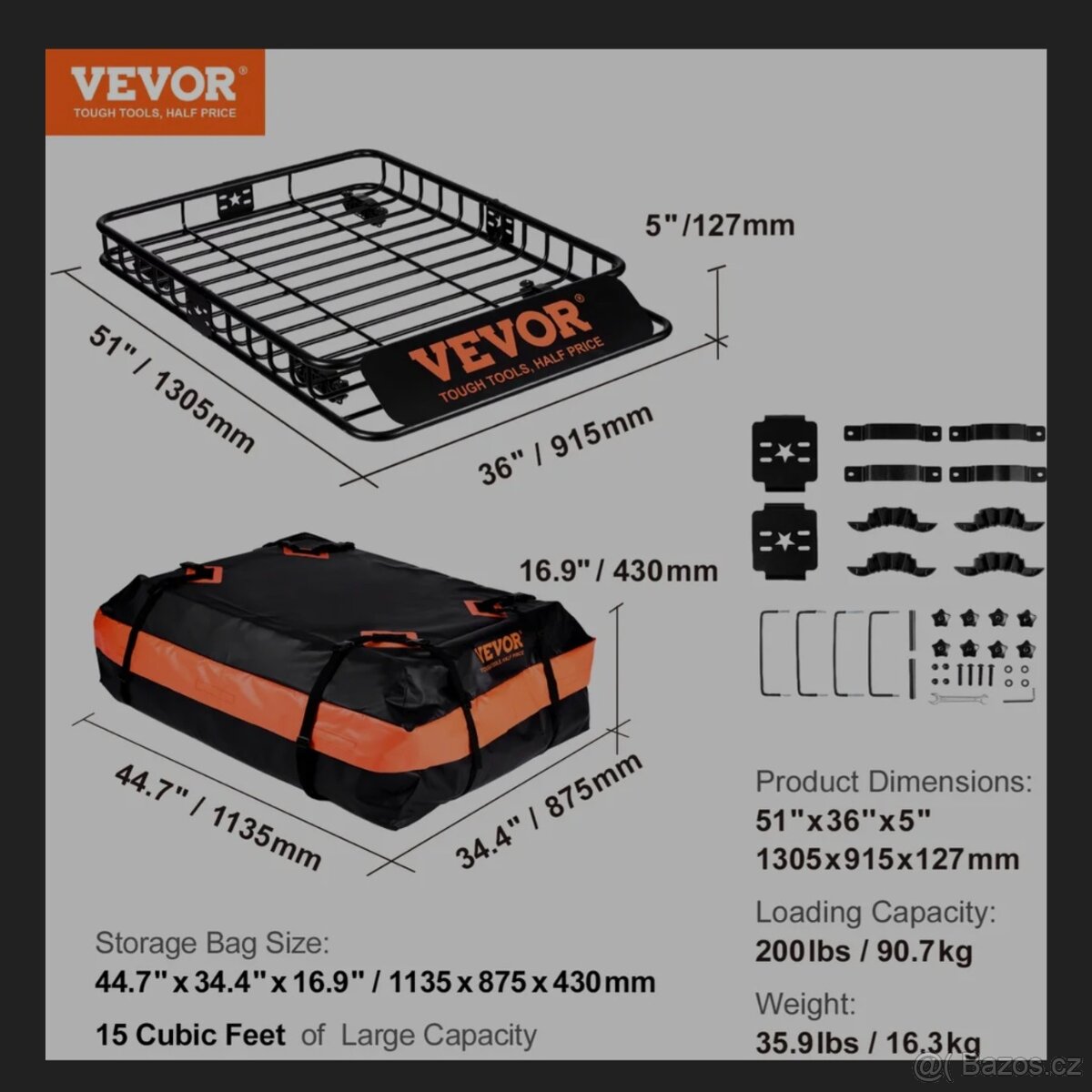 Vevor vak na střechu - 2