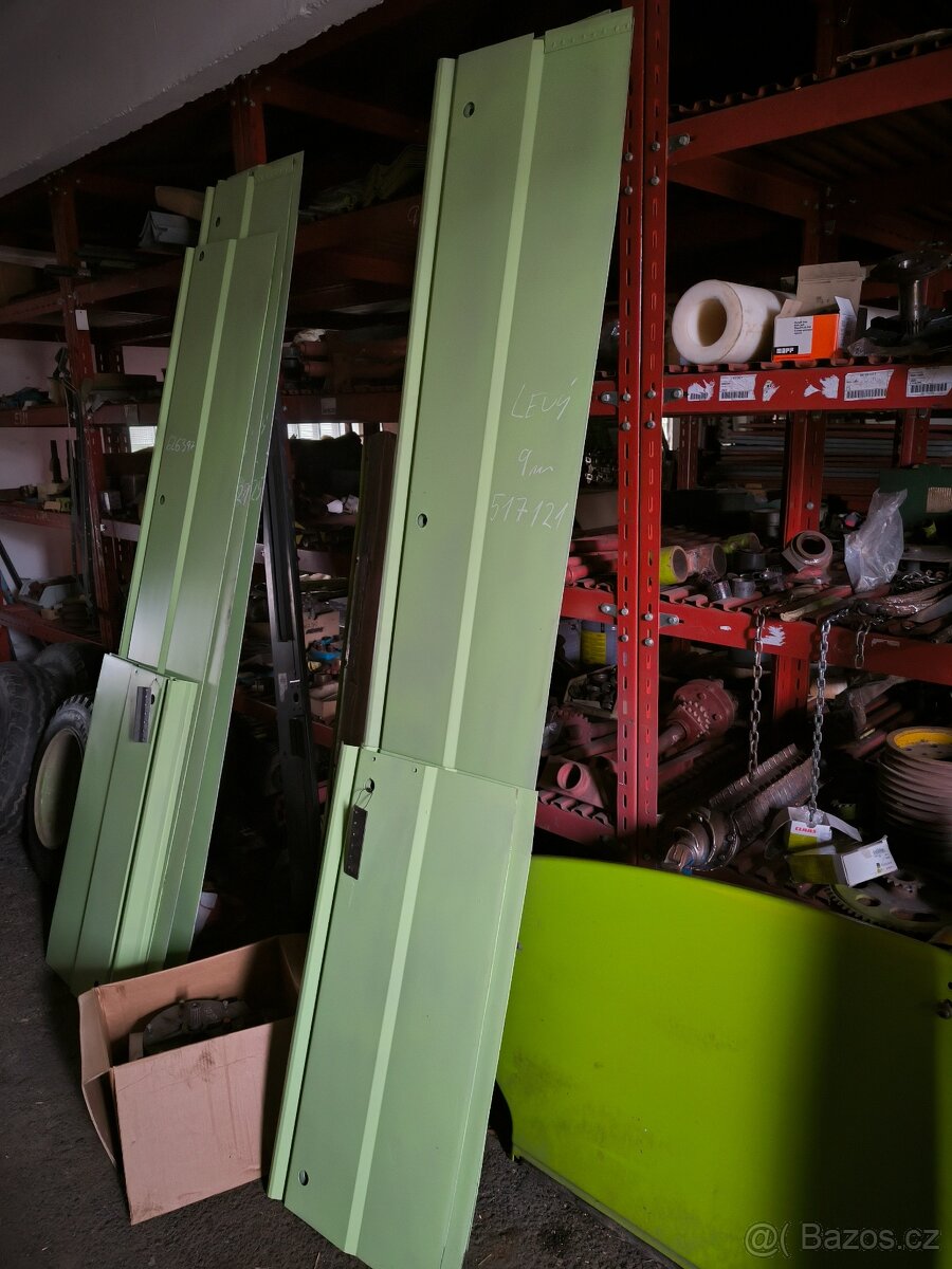 Plechy lišty Vario claas 7,5m a 9m - 2