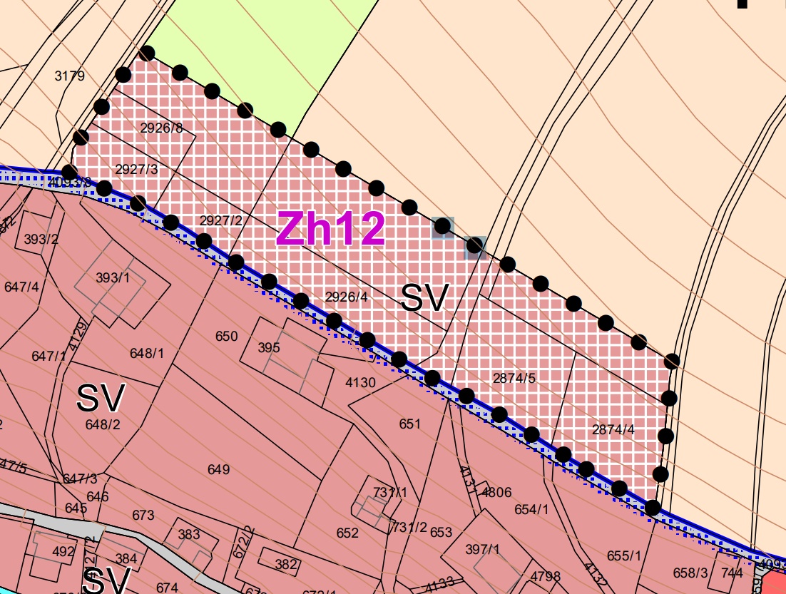 Prodám stavební pozemek 750m² – Horní Sloupnice - 2