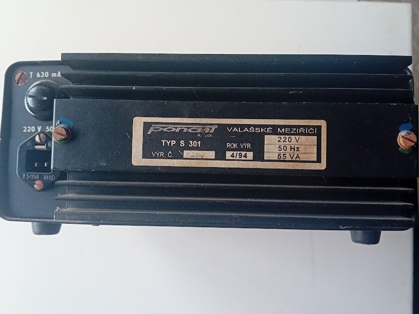 Zdroj S301 220V/50Hz 55VA 2x12V/1A 1x5V/1A - 2