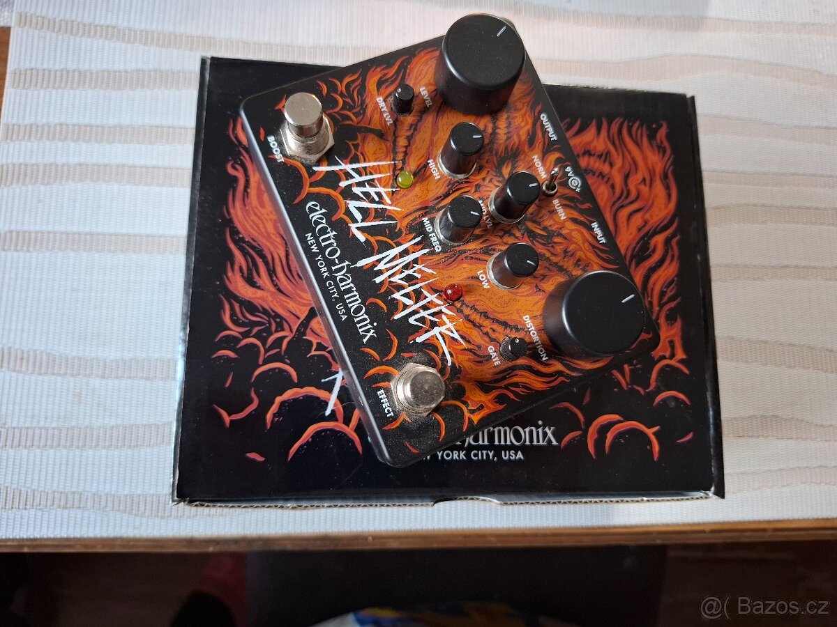 Distortion pedál EHX Hell Melter, nový - 2