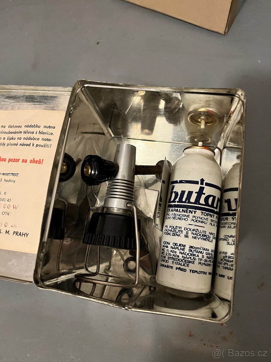 Stará plynová páječům na zkapalněný butan - 2