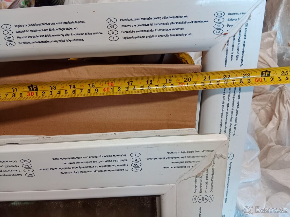 Balkonové dvoukřídlé dveře a okno - 2