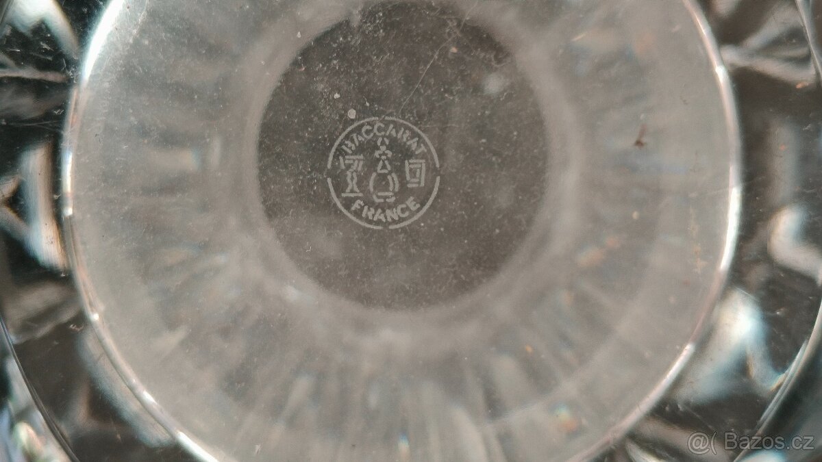 Váza Baccarat France 24cm, váha 4,27kg - 2