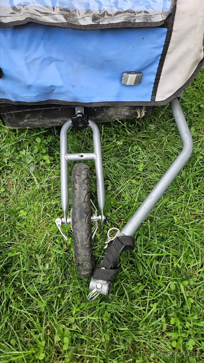 Vozik 2v1 pro 2 deti - 2