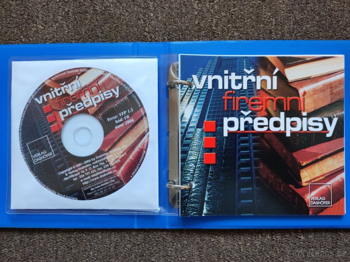 Program Vnitřní firemní předpisy formuláře návod - 2