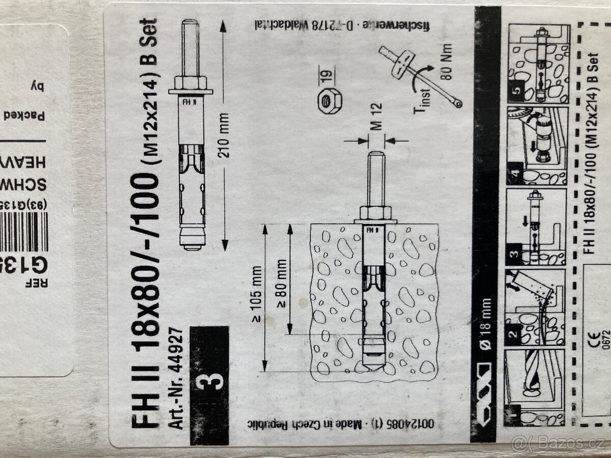 Vysokovýkonná kotva Fischer - 2