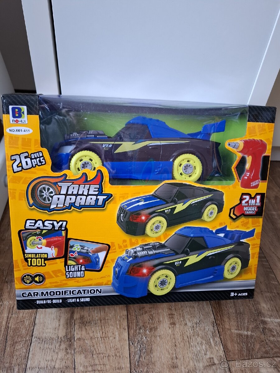 Šroubovací auto se zvukem a světlem Racing Car - 2