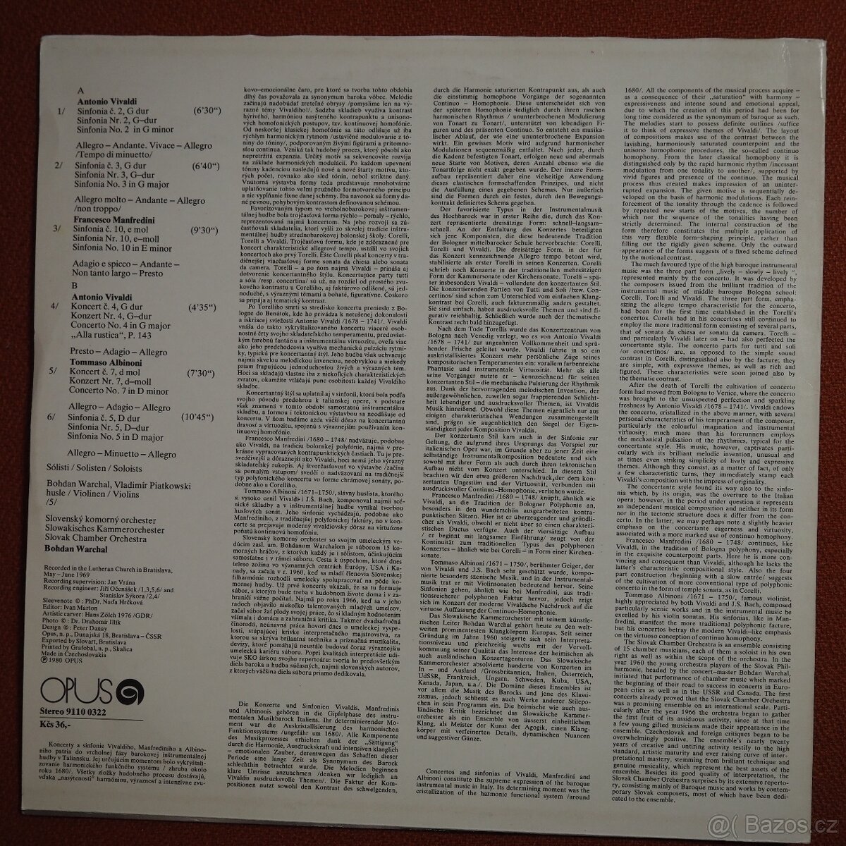 LP ITALIAN BAROQUE MUSIC - 2