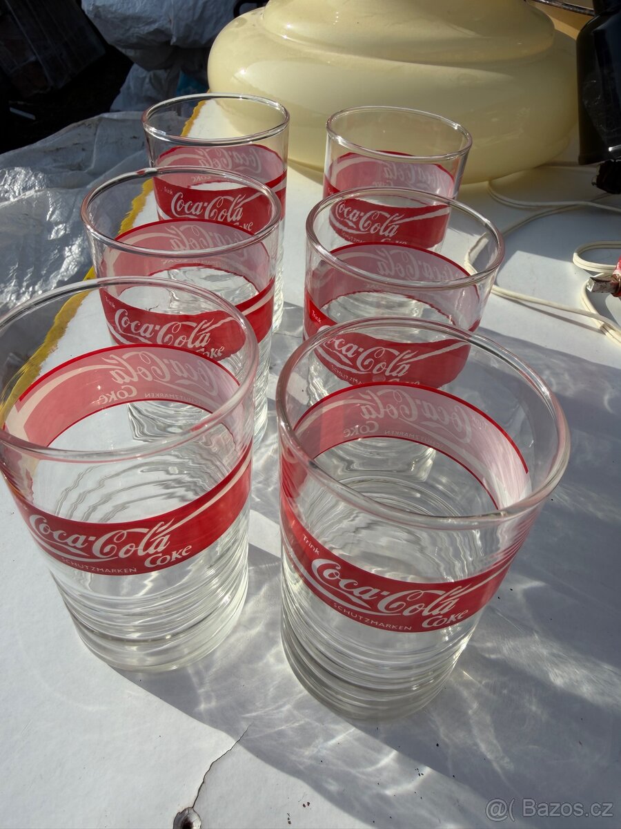 Sada retro Coca-Cola sklenic (6 kusů) - 2