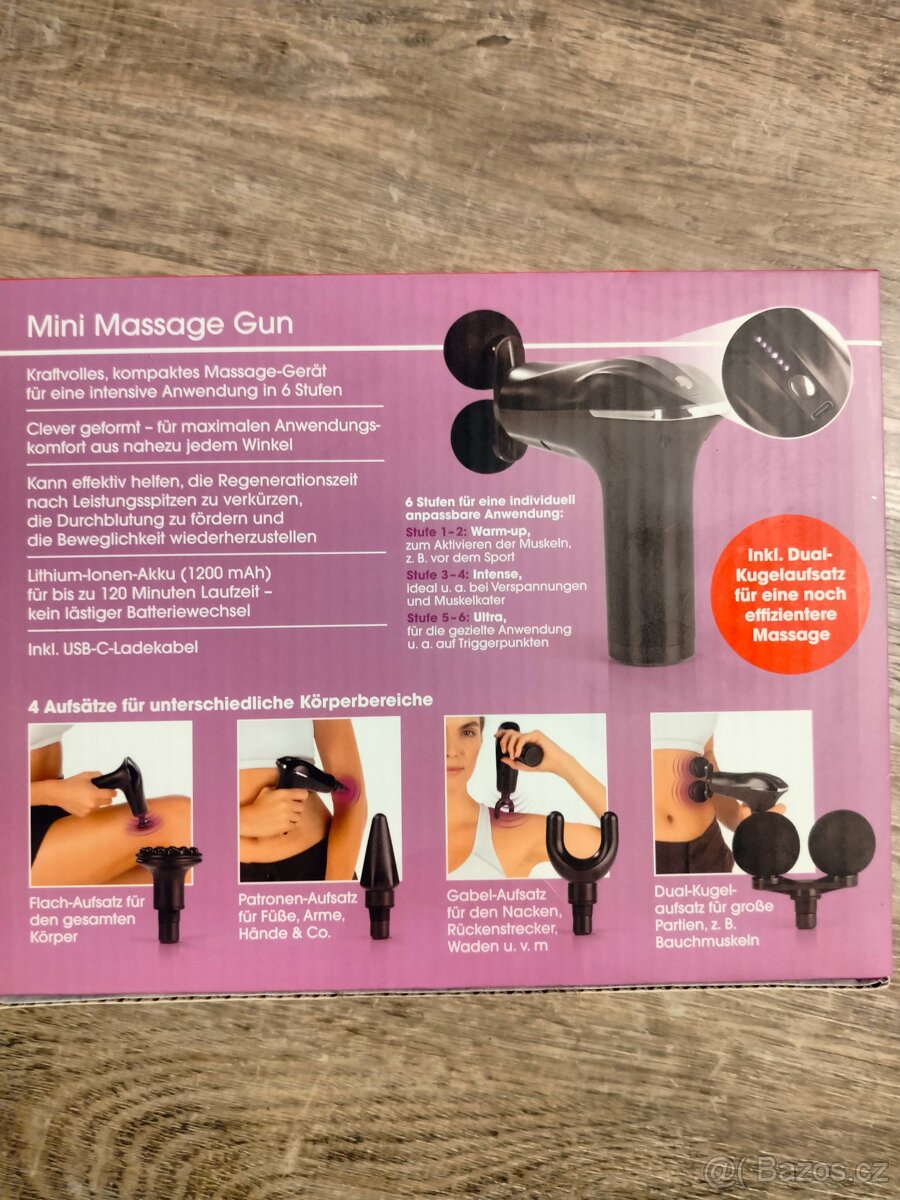 Mini masážní pistole VitalMaxx - 2