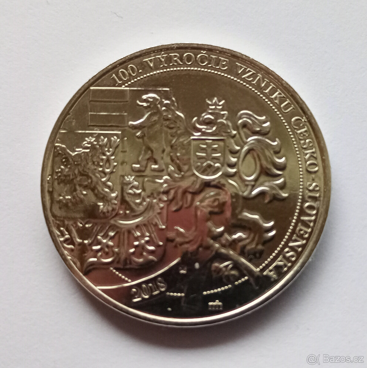 Medaile 100 let Československa 2018 – Proof - 2