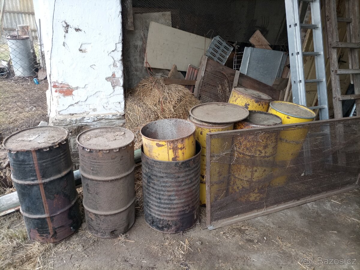 Plechové sudy - levně - 2
