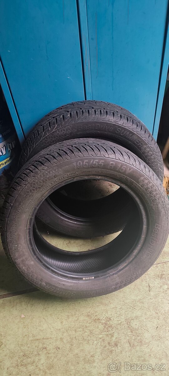 Sada letních pneu 195/55 R15 - 2