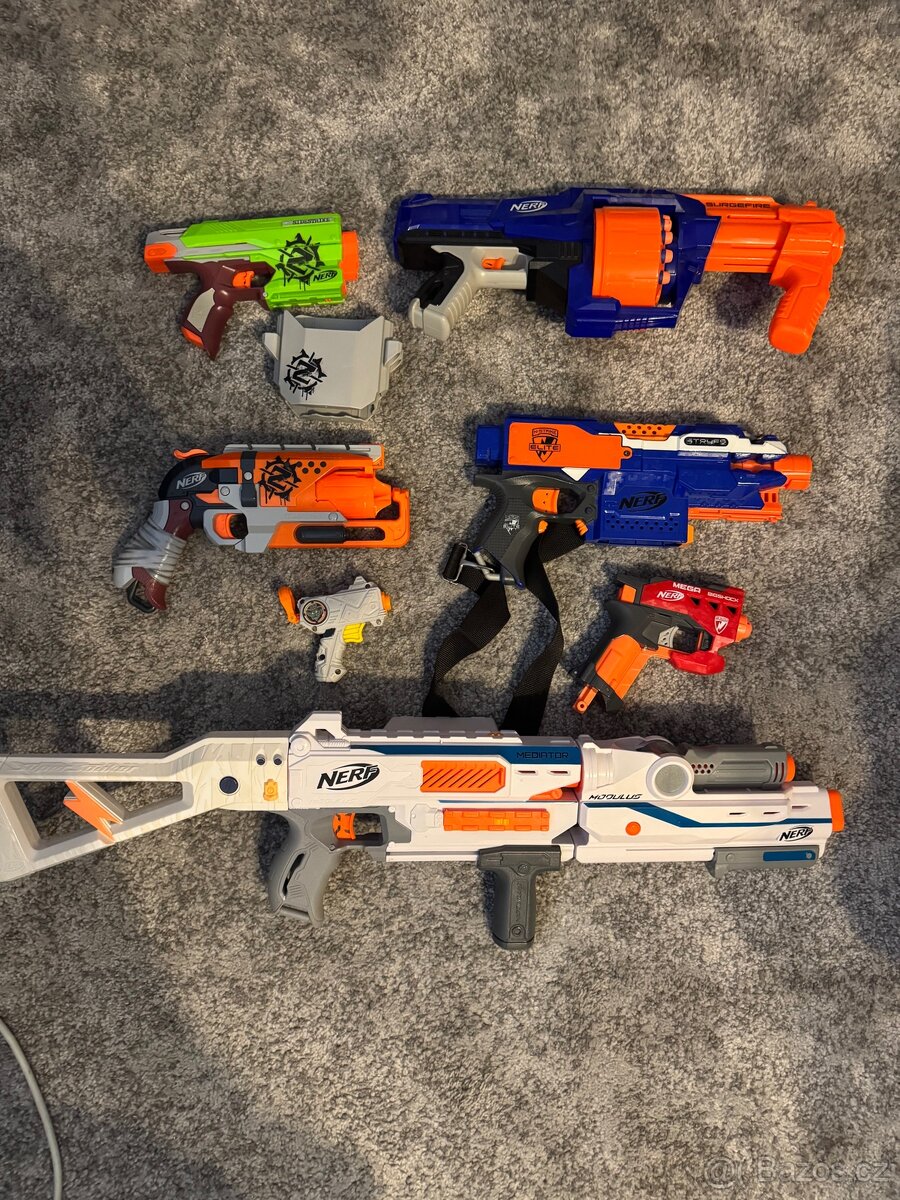 Prodám sbírku Nerf zbraní - 2
