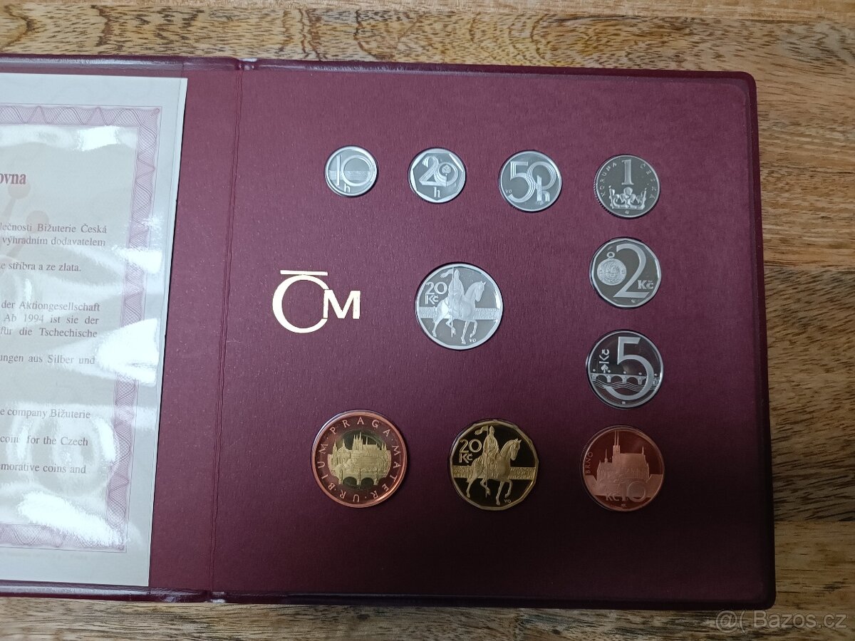 Sada oběžných mincí 1998 PROOF - 2