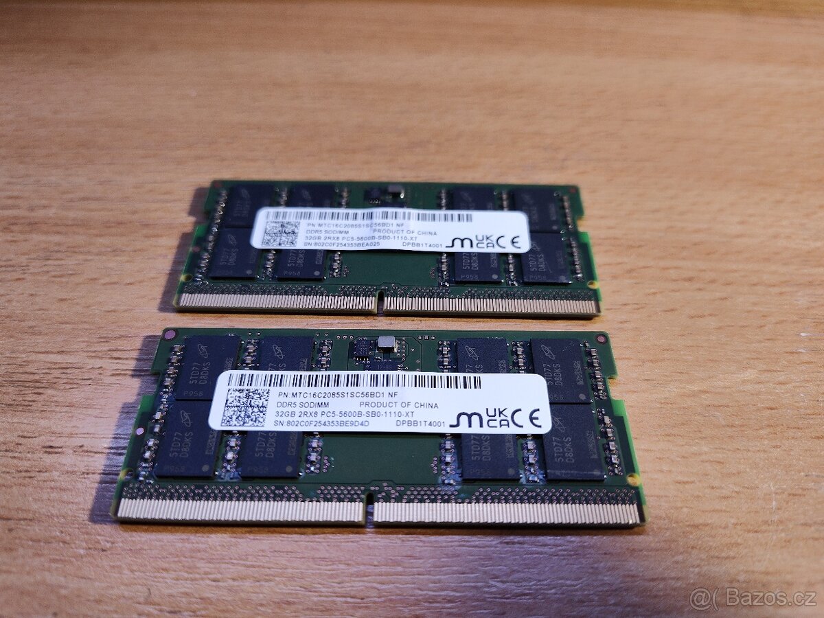 64gb RAM DDR5 5600 Sodimm Micron - 2